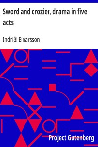 Cover of Sword and crozier, drama in five acts — Edition Insights
