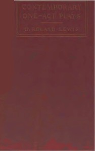 Cover of Contemporary One-Act Plays — Context and Discussion