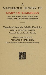 Cover of A marvelous history of Mary of N...