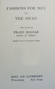 Cover of Fashions for men, and The swan —...