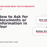 How to Ask for Documents or Information in Tour Guide Reply English