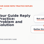 Tour Guide Reply Practice: Problem and Solution Replies