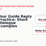 Tour Guide Reply Practice: Short Dialogue Examples
