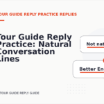 Tour Guide Reply Practice: Natural Conversation Lines