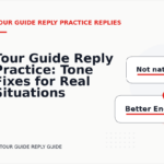 Tour Guide Reply Practice: Tone Fixes for Real Situations